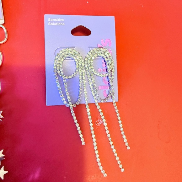 Rhinestone formal jewelry set - Picture 2 of 3